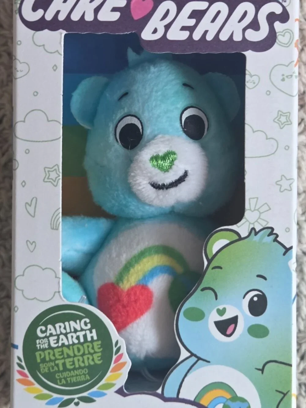 Care Bears Mini Plush Lot Of Six New in box. Three inches tall